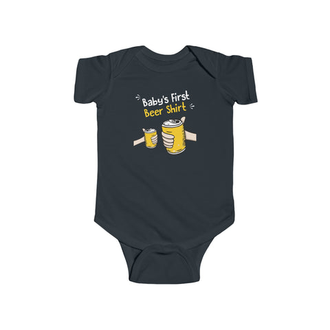 Baby's First Beer Shirt - Baby Onesie