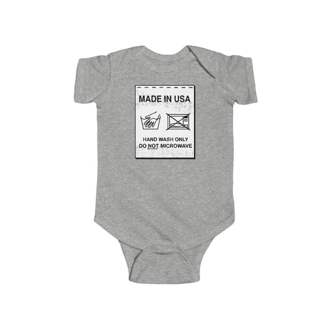 Baby Care Instructions - Onesie