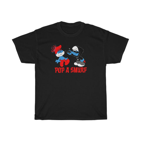 Pop A Smurf - Guys Tee