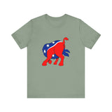 Democratic Donkey (Head Up Its Ass) - Men's T-Shirt