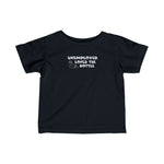 Unemployed Loves The Bottle - Baby T-Shirt