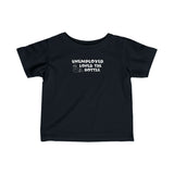 Unemployed Loves The Bottle - Baby T-Shirt