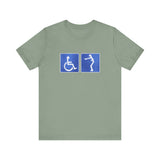 Haha Handicapped - Men's T-Shirt