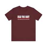 Read This Shirt Buy The Next Round. I Don't Make The Rules I Just Wear The Shirt - Women’s T-Shirt