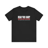 Read This Shirt Buy The Next Round. I Don't Make The Rules I Just Wear The Shirt - Women’s T-Shirt