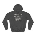 What The Fuck Am I Supposed To Be Doing Exactly? - Hoodie