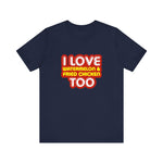 I Love Watermelon & Fried Chicken Too - Men's T-Shirt