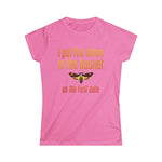 I Put The Lotion In The Basket On The First Date - Women's T-Shirt