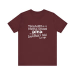 Thousands Of My Potential Children Died On Your Daughter's Face Last Night - Men's T-Shirt