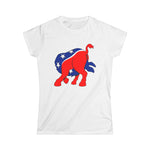 Democratic Donkey (Head Up Its Ass) - Women's T-Shirt