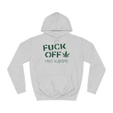 Fuck Off - I Have Glaucoma (With Pot Leaf) - Hoodie
