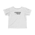 Unemployed Loves The Bottle - Baby T-Shirt