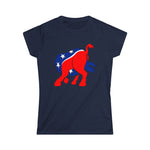 Democratic Donkey (Head Up Its Ass) - Women's T-Shirt