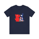 The Truth About Politics (Uncle Sam Tag-team) - Men's T-Shirt