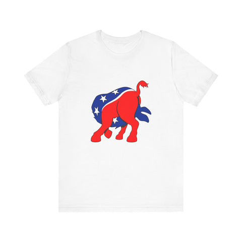 Democratic Donkey (Head Up Its Ass) - Men's T-Shirt