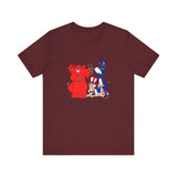 The Truth About Politics (Uncle Sam Tag-team) - Men's T-Shirt
