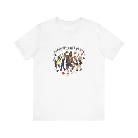 I Support The T Party - Men's T-Shirt