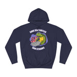 Save Sea Turtles. Ban Straws - Hoodie