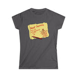 Dear Santa Fuck You Judgmental Prick - Women's T-Shirt