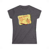 Dear Santa Fuck You Judgmental Prick - Women's T-Shirt