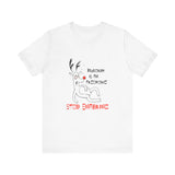 Rudolph Is An Alcoholic - Stop Enabling - Men's T-Shirt
