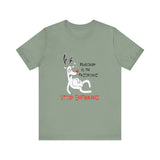 Rudolph Is An Alcoholic - Stop Enabling - Men's T-Shirt