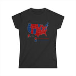 Complete Morons (Red States) - Idiotic Crybabies (Blue States) 2016 - Women's T-Shirt
