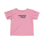 Unemployed Loves The Bottle - Baby T-Shirt