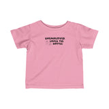 Unemployed Loves The Bottle - Baby T-Shirt