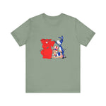 The Truth About Politics (Uncle Sam Tag-team) - Men's T-Shirt