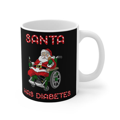 Santa Has Diabetes - Mug