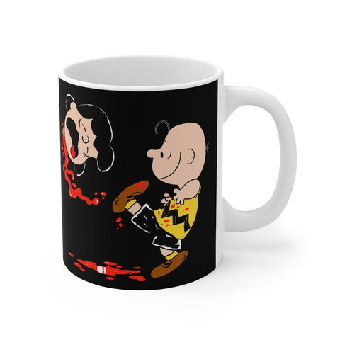 Lucy Is A Punt (Charlie Brown) - Mug