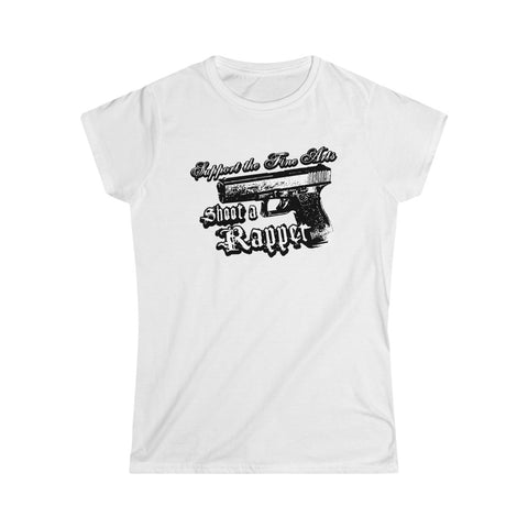 Support The Fine Arts - Shoot A Rapper - Ladies Tee