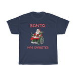 Santa Has Diabetes - Guys Tee