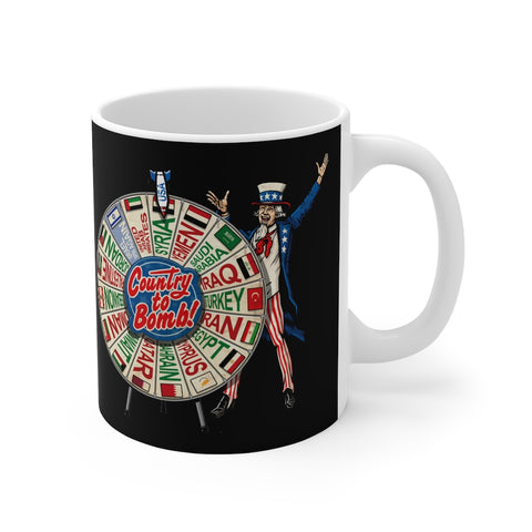 Middle East Country To Bomb Wheel (Syria) - Mug