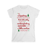 The Crippling Holiday Depression - Ladies Tee