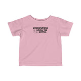 Unemployed Loves The Bottle - Baby Tee